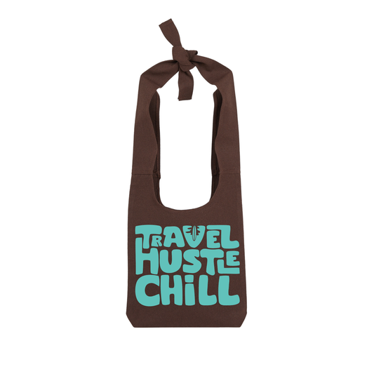 2ND EDITION THC EMBLEM TSUNO BAG IN BROWN