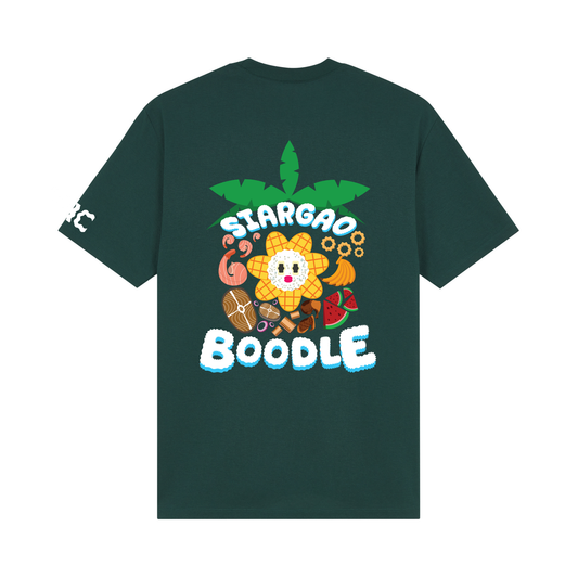 SIARGAO BOODLE T-SHIRT IN DARK GREEN
