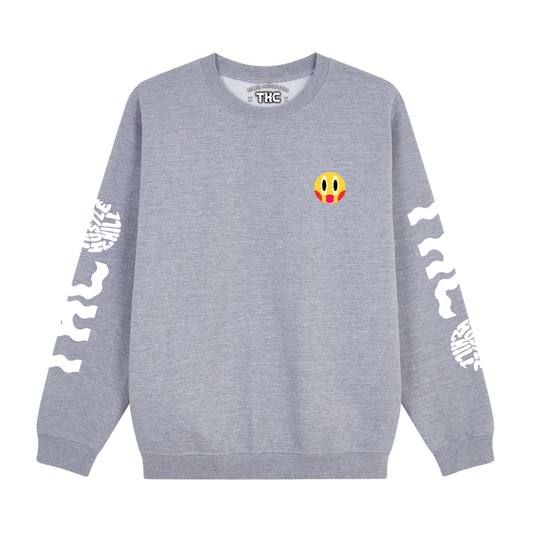 JELLYFACE SWEATSHIRT IN GRAY