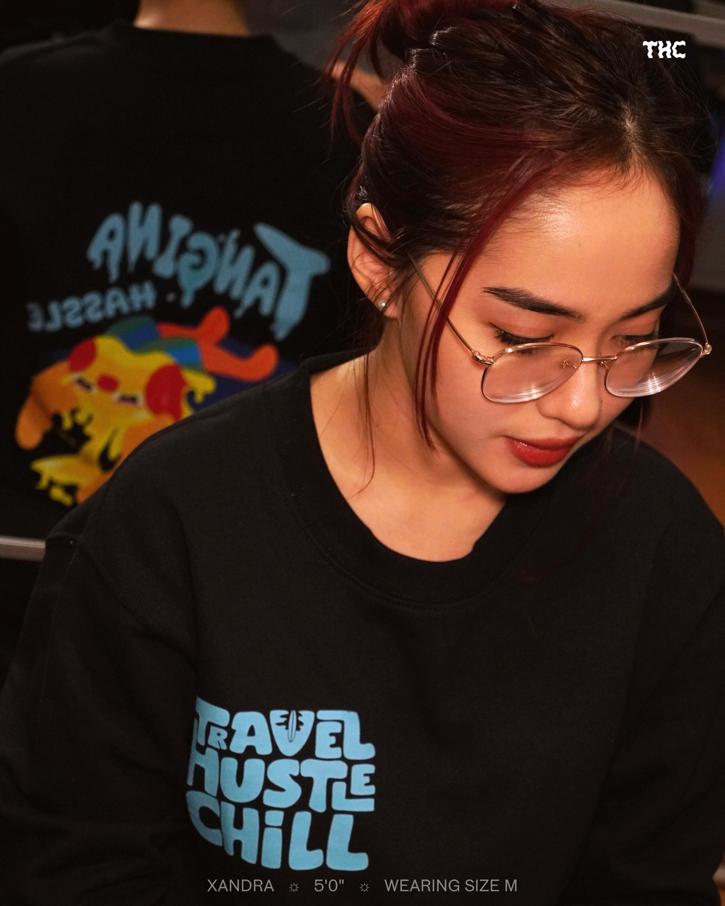 TNGNA HASSLE CHONG SWEATER IN BLACK