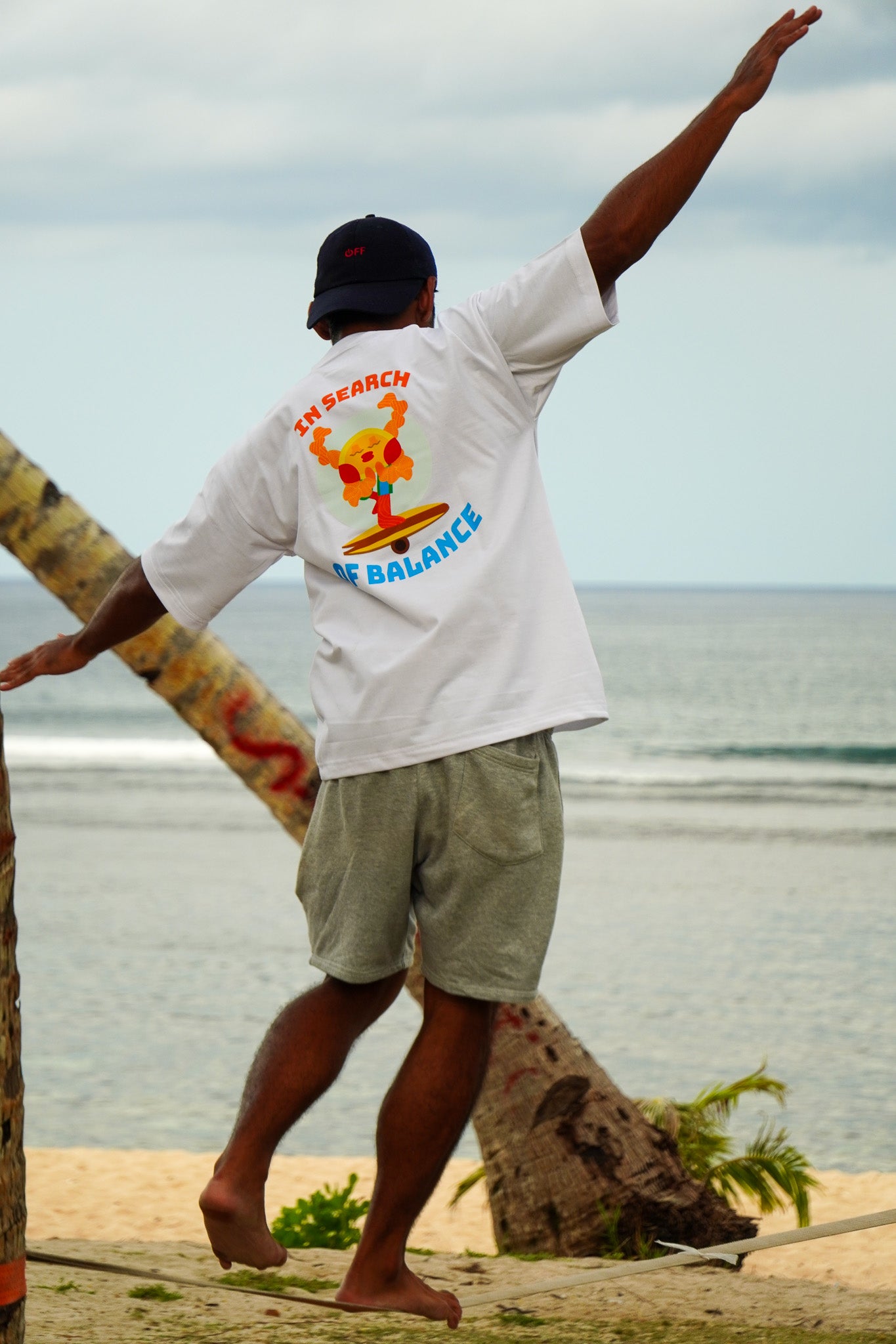 BALANCE T-SHIRT IN WHITE